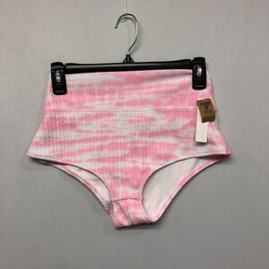 NWT PINK Victoria's Secret Women Bikini Bottom Size Medium Pink M192 -24
